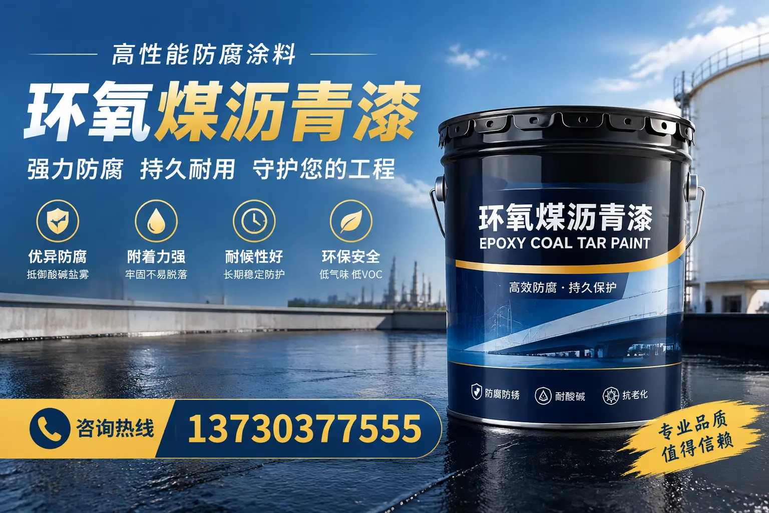 环氧煤沥青漆的耐久性分析，适合阳泉的使用场景